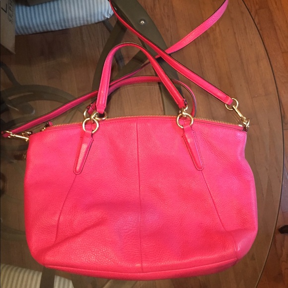 Coach Hot Pink Like New Crossbody - Picture 2 of 4